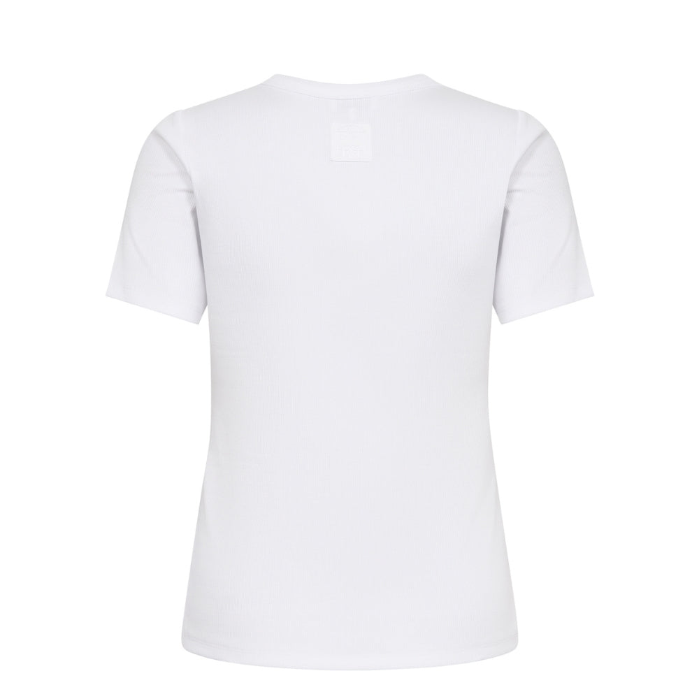 Levete Room t-shirt - LR-Numbia 5 – 201285 – 1000 White