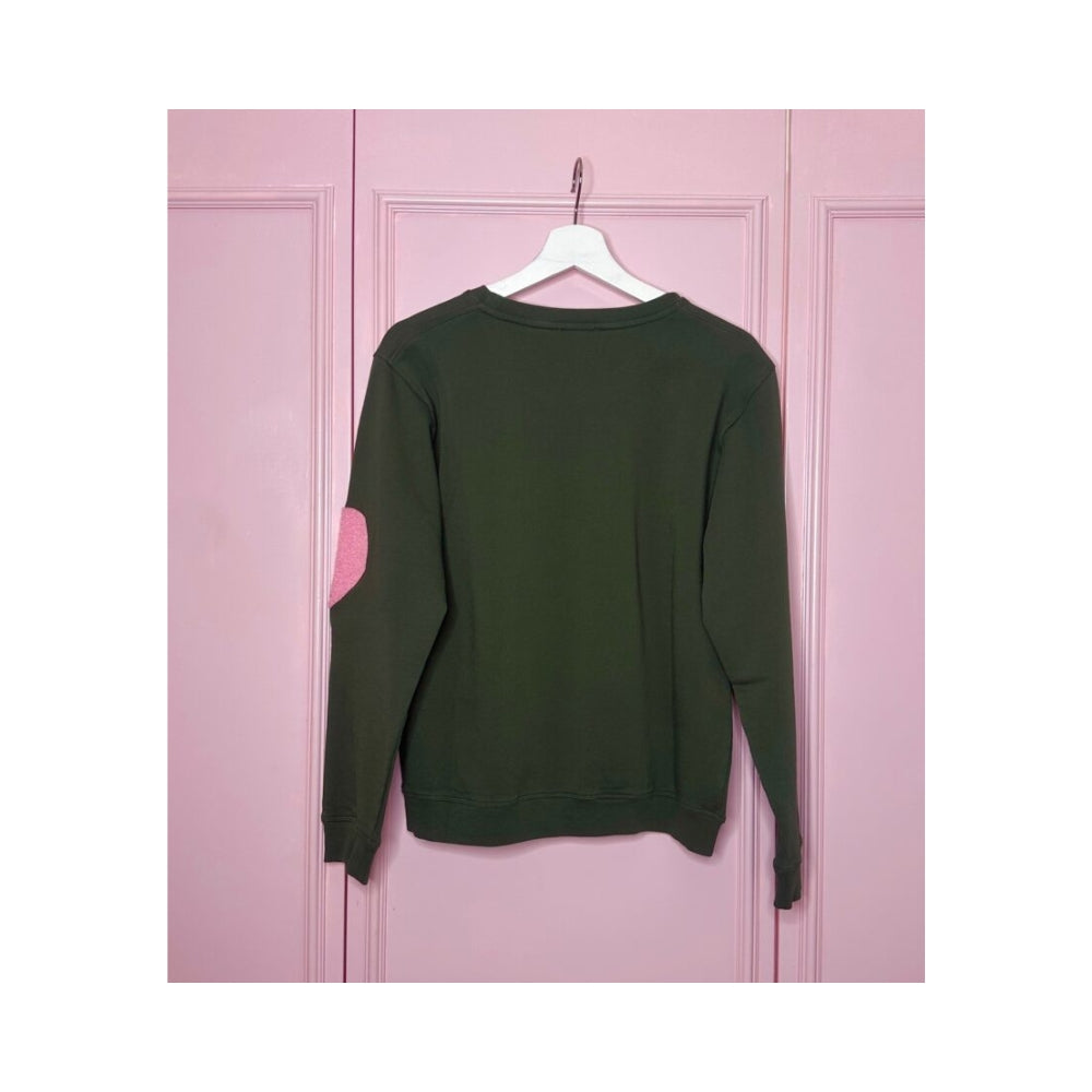 Lulu’s Love sweatshirt – Is-Love (Grøn/Rosa)