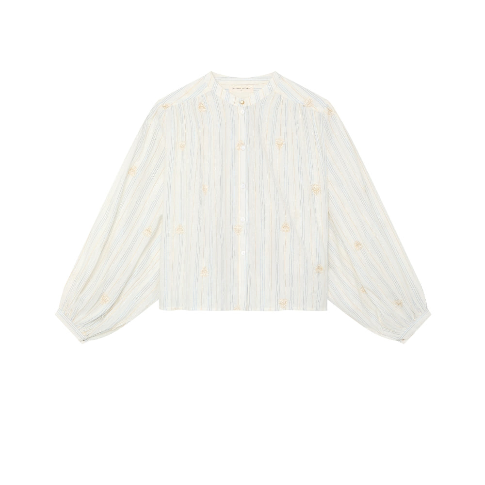Maison Hotel skjorte - Caroline Blouse – Starry White – Off White