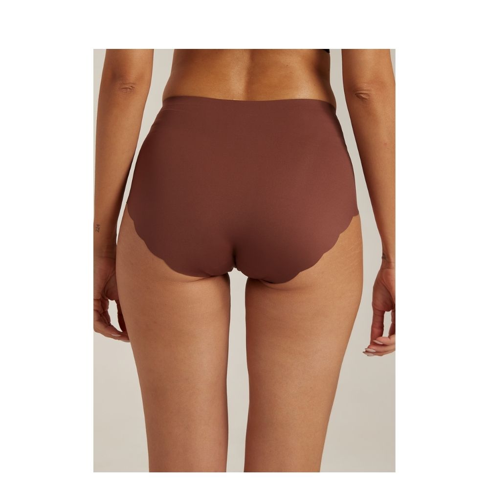 Femifemme trusser - Invisible Highwaist Maxi Trusser – FF1001 – Velvet Choco