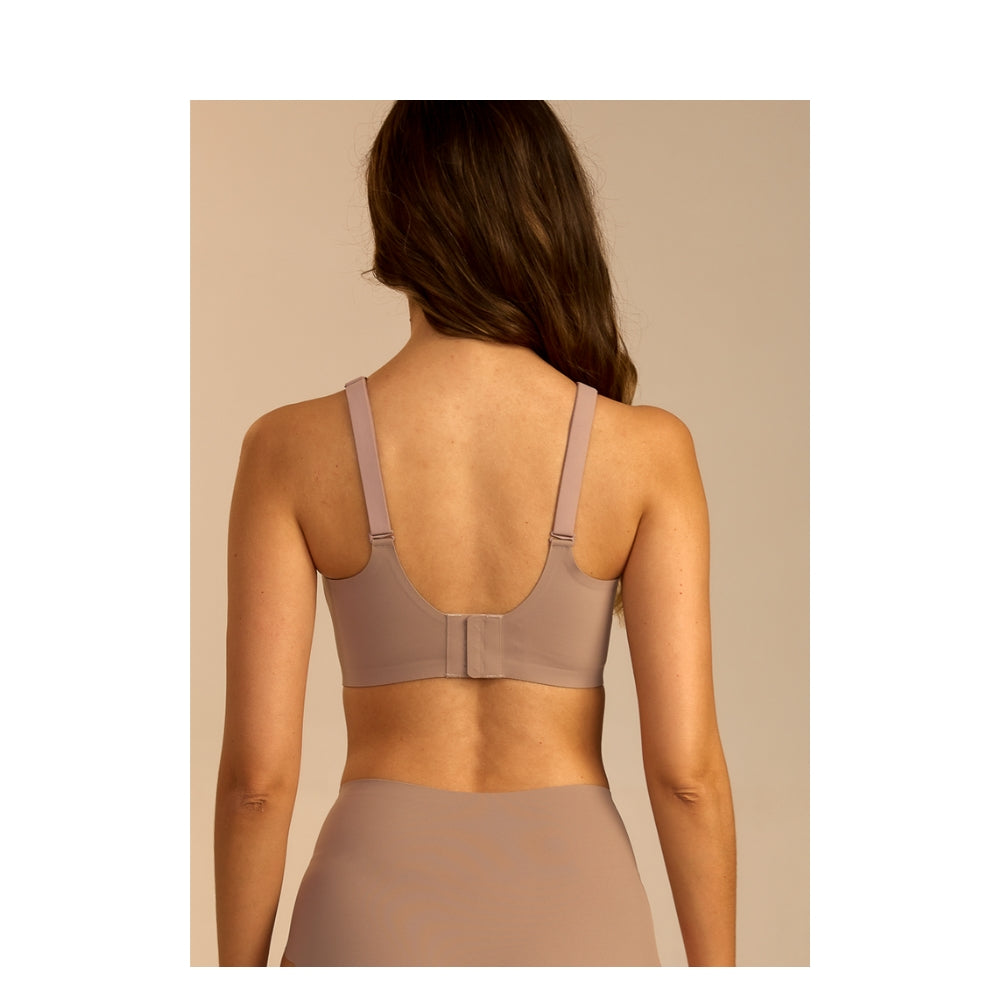 Femifemme bh - SoftScallop Full Coverage Bøjlefri BH - FF6001 - Soft Mocha