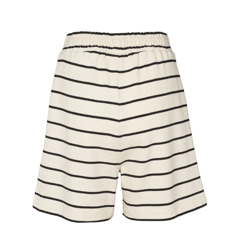 Basic Apparel shorts - Anneli (Råhvid/Sort)