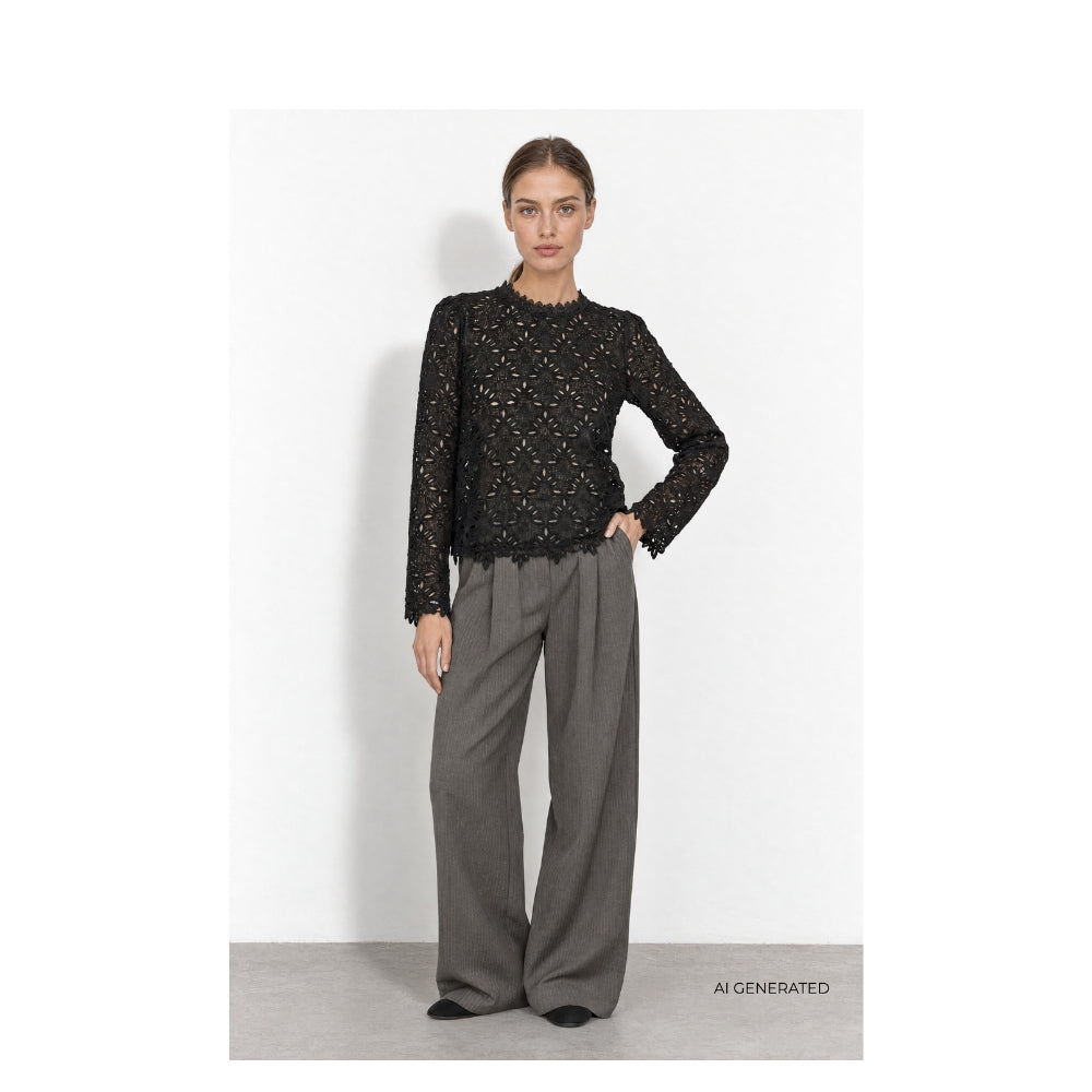 Leveté Room bluse – LR-Ulla 1 (Sort)