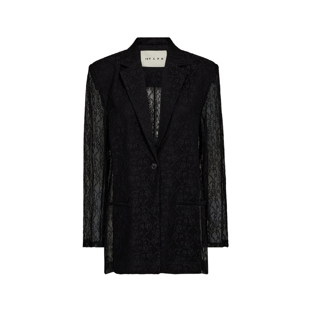 Ivy Copenhagen blazer – IVY-Alice Lara Lace (Sort)