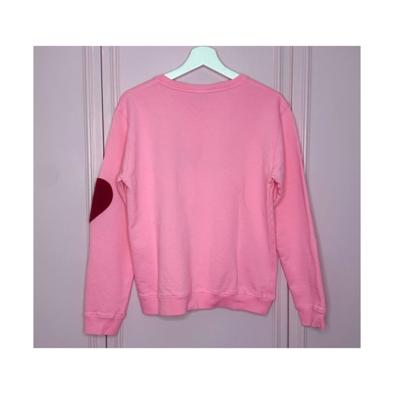 Lulu’s Love sweatshirt – Is-Love (Pink/Vinrød)