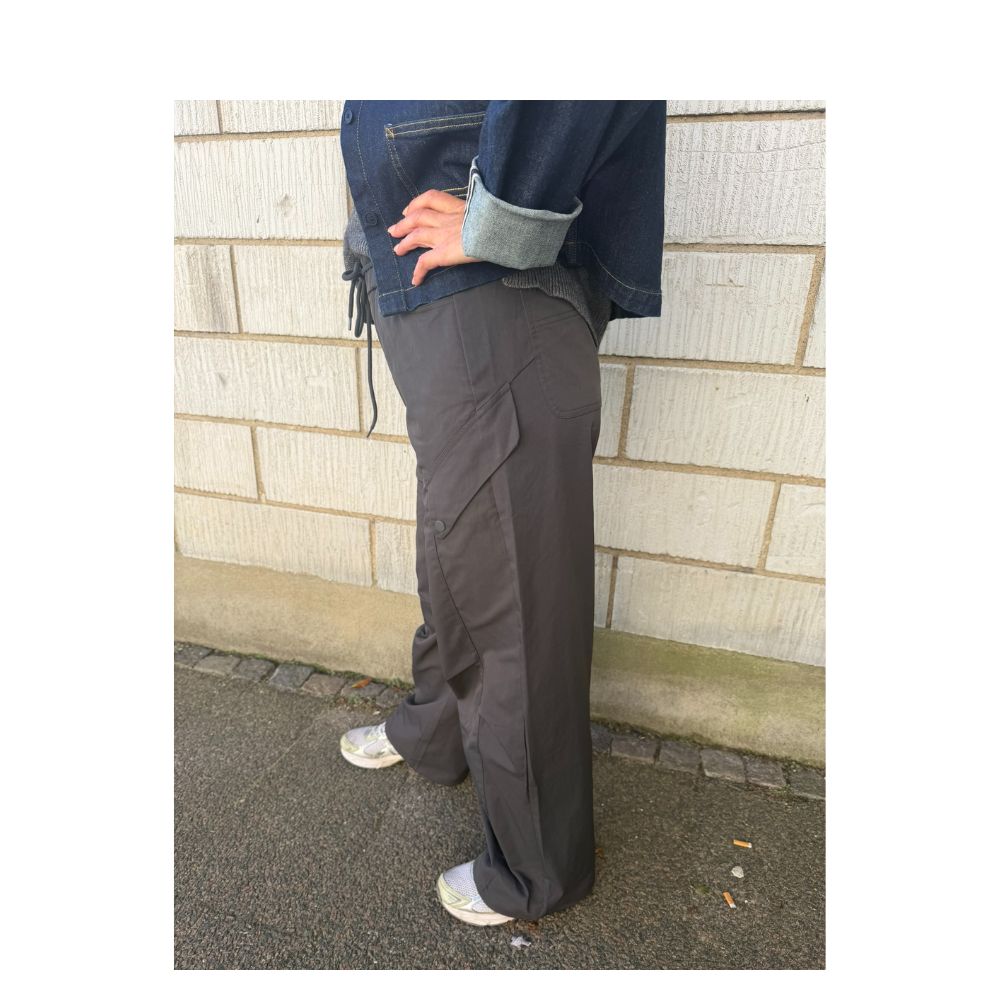 Qnuz bukser - Cargo pants – 9453 – Marron (60)