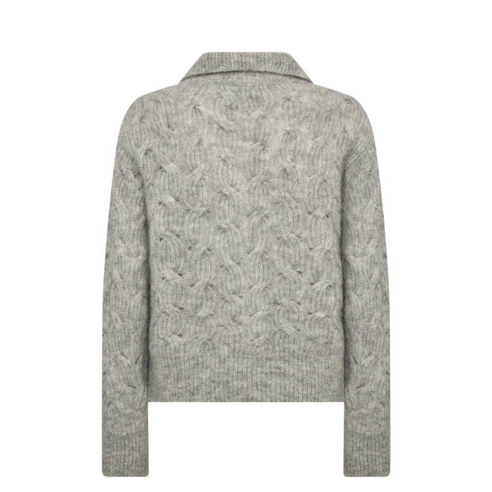Lavete Room strik polo - LR-Niva 1 - 301413 - L9950 - Light Grey Melange
