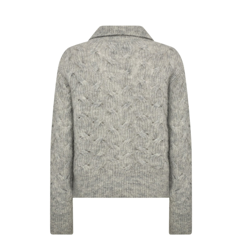 Lavete Room strik polo - LR-Niva 1 - 301413 - L9950 - Light Grey Melange