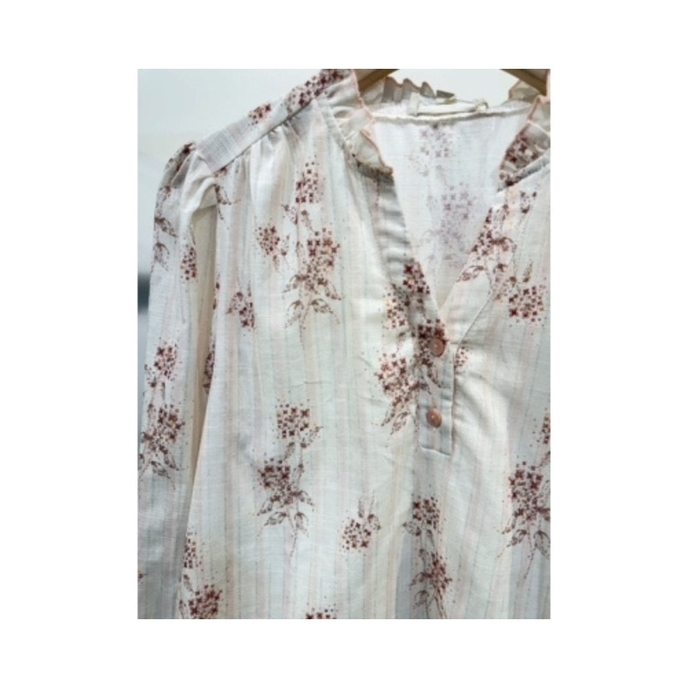 Lecoco skjorte – Violet (Creme)