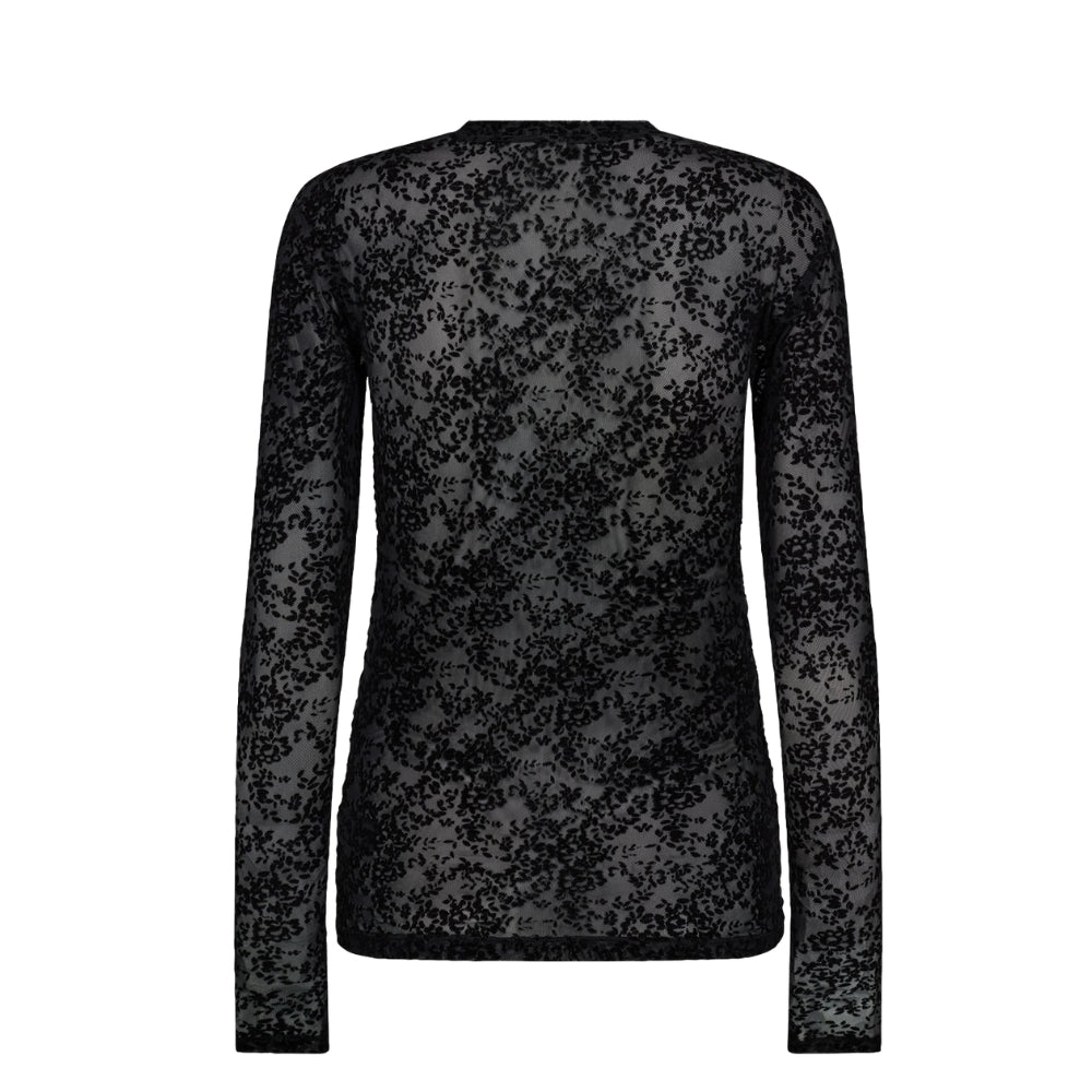 Hype the Detail bluse - Lace Blouse - 3-852-14 - 9 Black