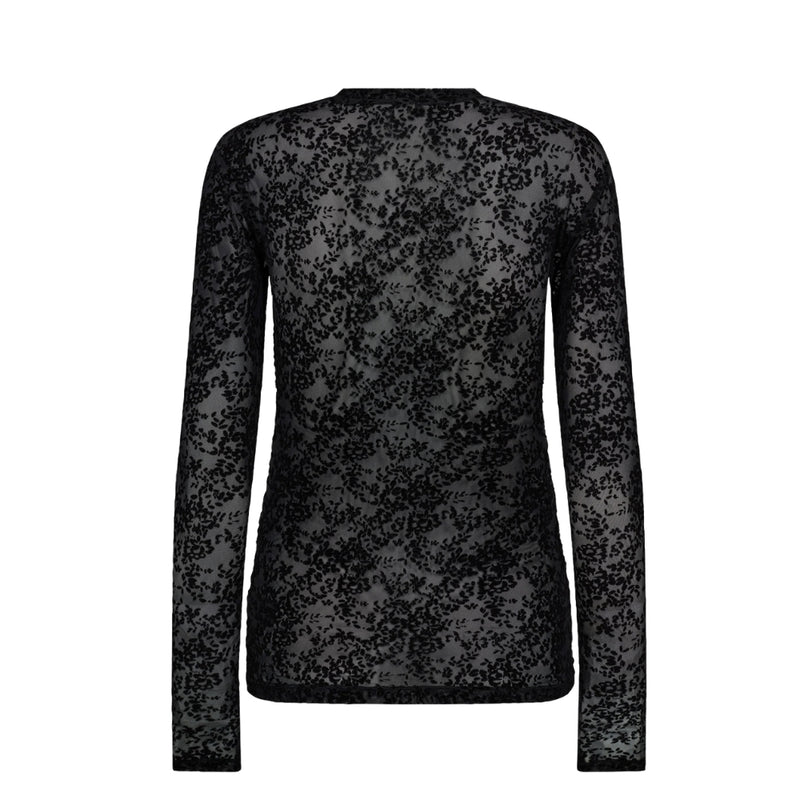 Hype the Detail bluse - Lace Blouse - 3-852-14 - 9 Black