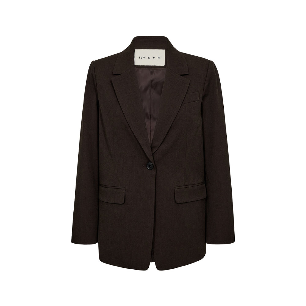 Ivy Copenhagen blazer – IVY-Andrea (Mørkebrun)