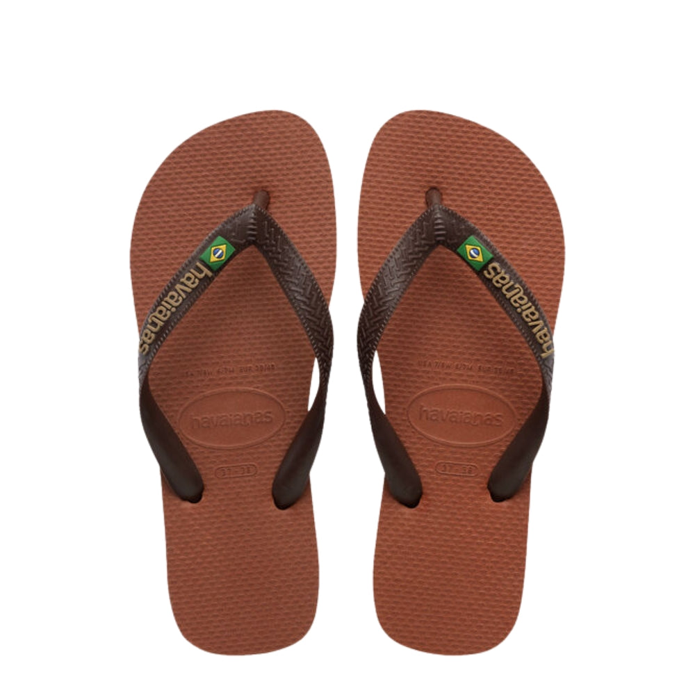 Havaianas sandaler Brasil Logo 2815 - Rust/Coffee