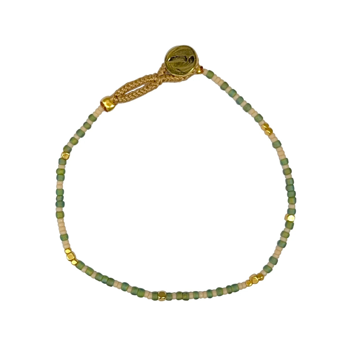 Ibu Jewels armbånd - GN04 Lulu Raindrop (Grey)