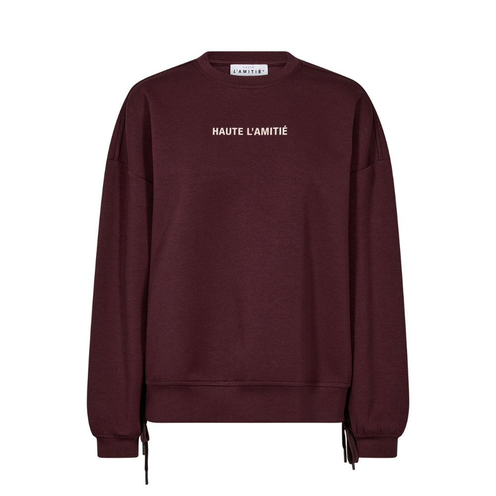Haute L Amitie sweatshirt - HL10714 - Wine 