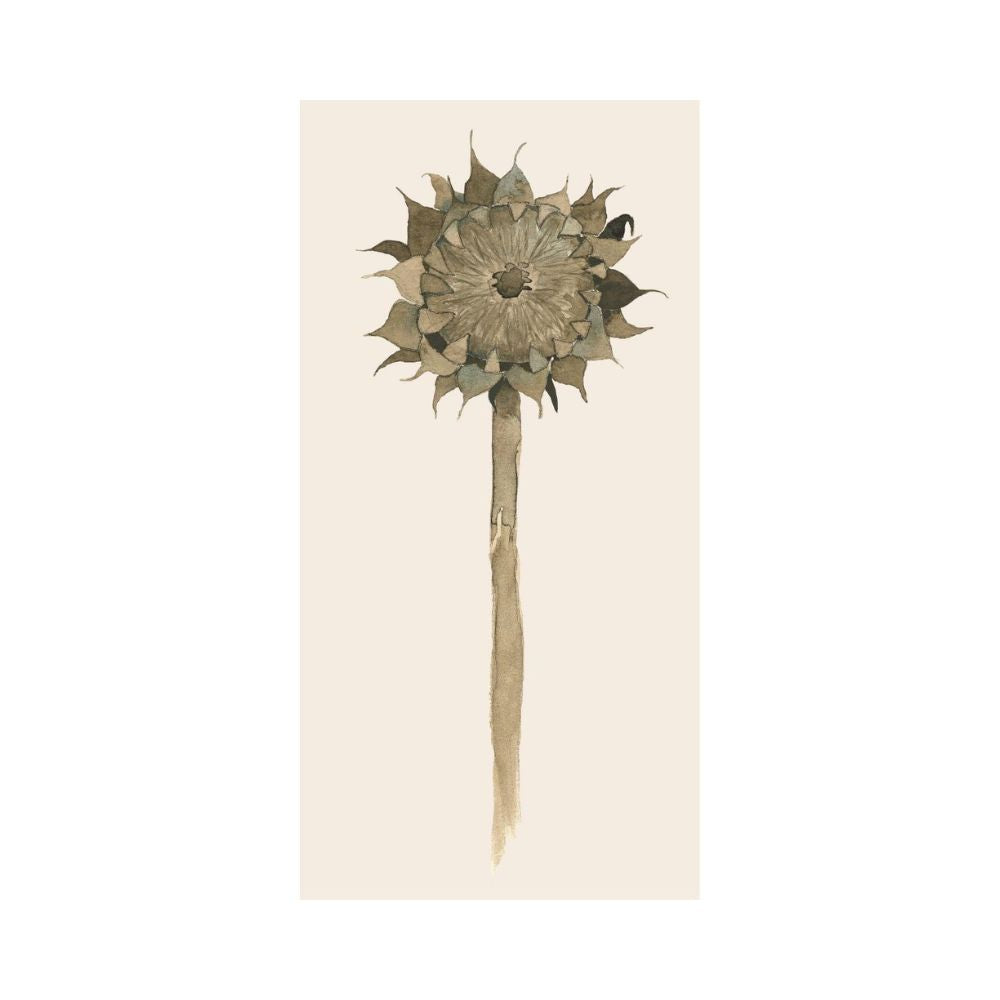 Ib Laursen - Serviet solsikke i forfald (Beige)