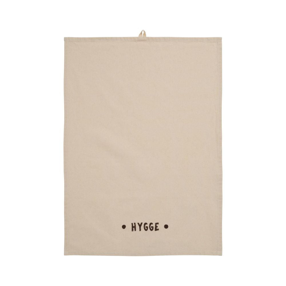 Ib Laursen - Viskestykke Hygge (BeigeBrun)