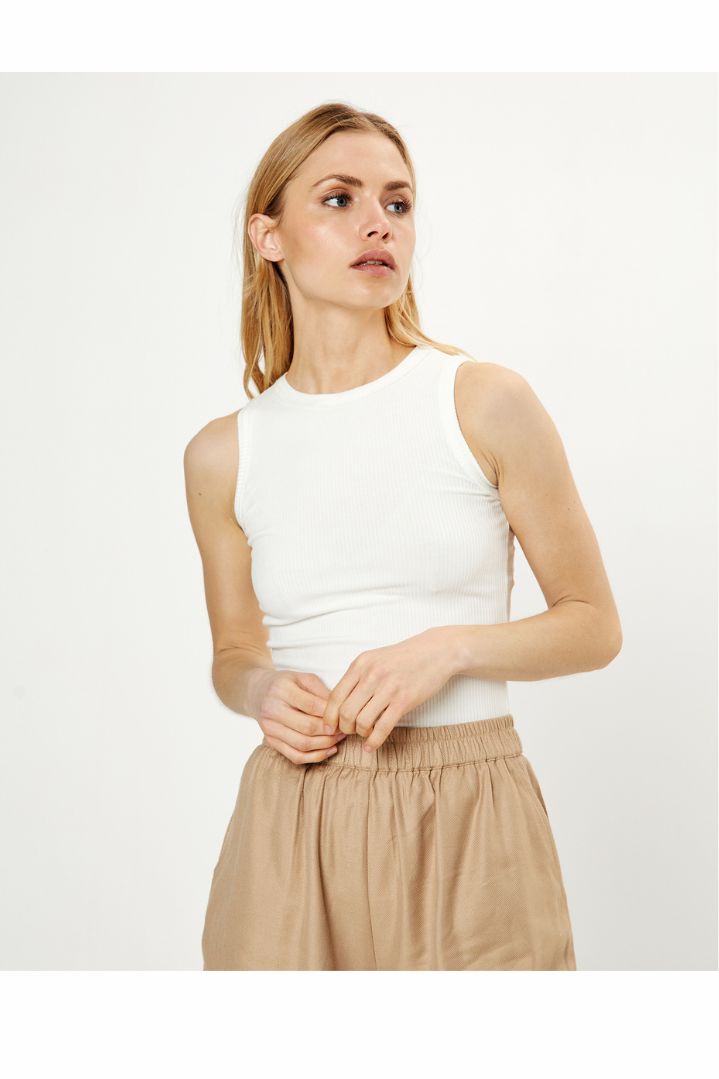 La Rouge - Lisa singlet top LR1103 (Hvid)