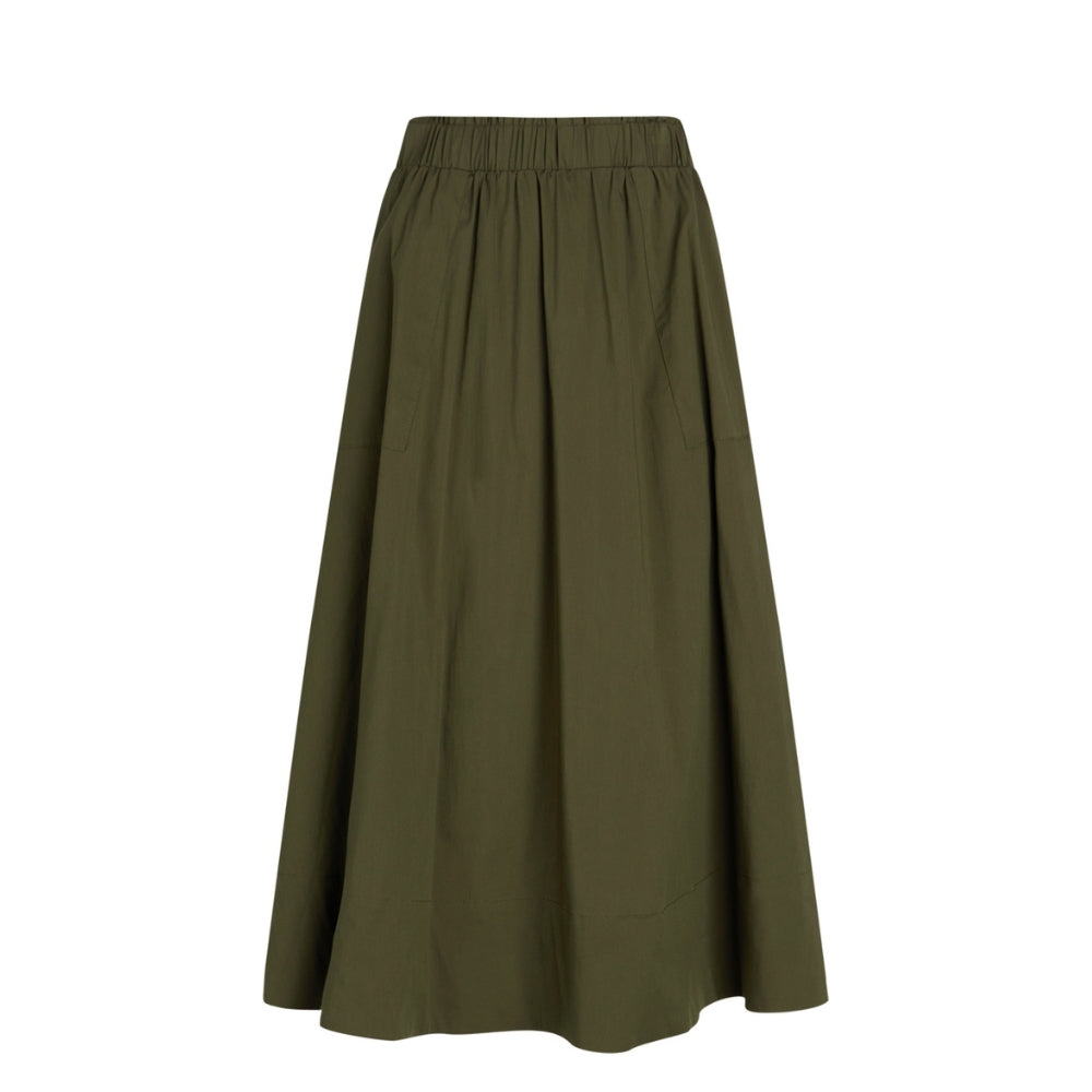 La Rouge nederdel Vilma Skirt - LR1095 - Army Green (1)