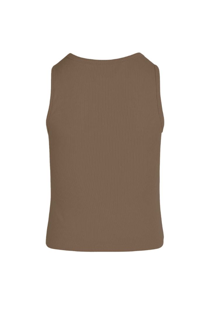La Rouge top i brun