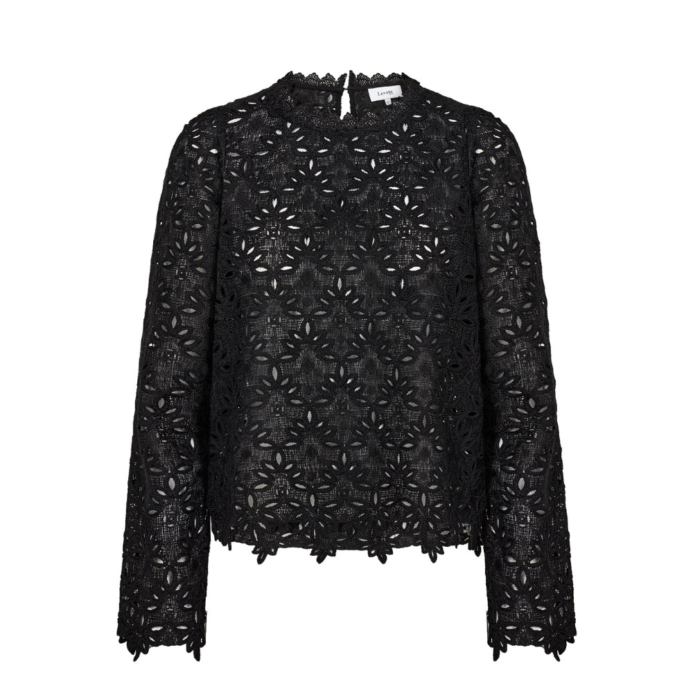 Leveté Room bluse – LR-Ulla 1 (Sort)