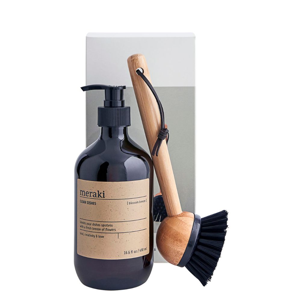 Meraki opvaskesæt blossom breeze - Gift Box – Blossom Breeze, Dish Wash essentials - Hvid