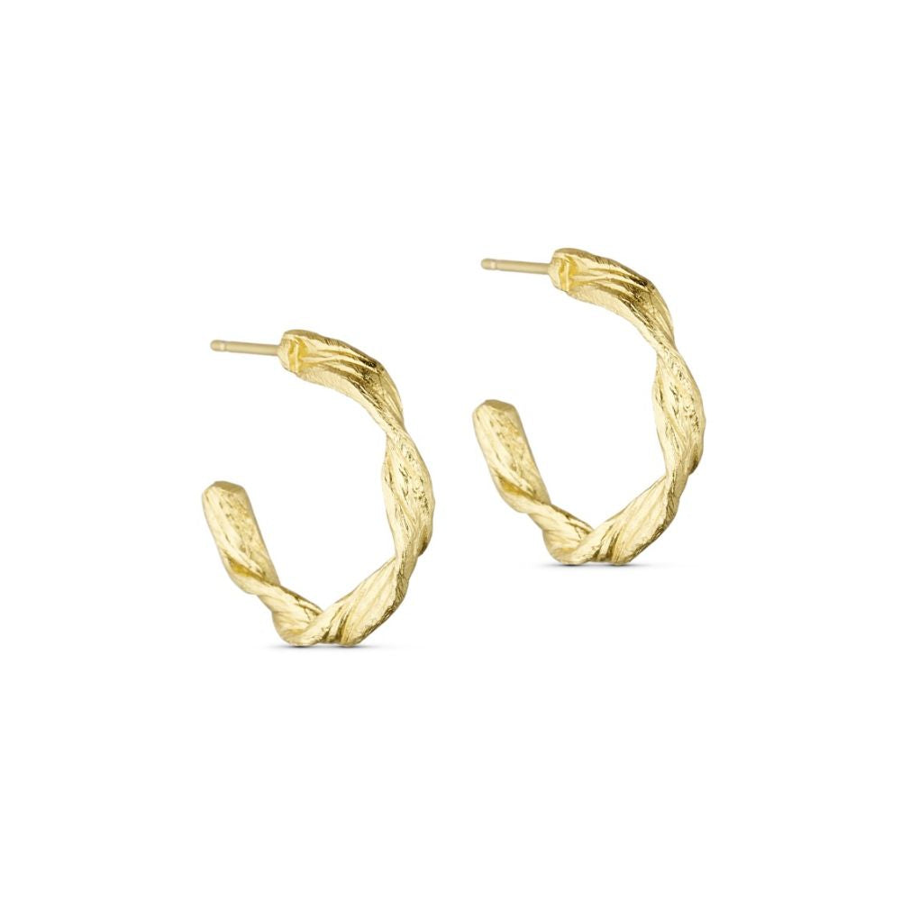 Pure by Nat øreringe - Small Idun (Guld)
