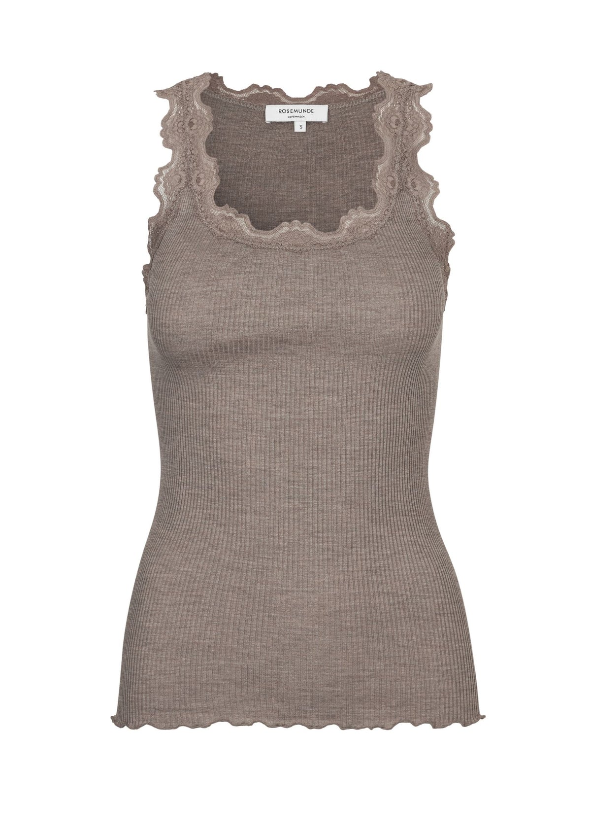 Rosemunde blonde Top med blonde (Brun)