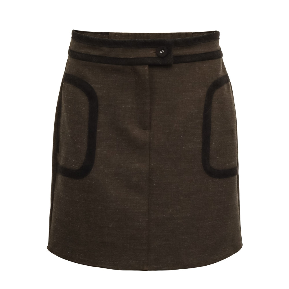 Costamani nederdel - Rosling Skirt – 2508805 – Army/Grey