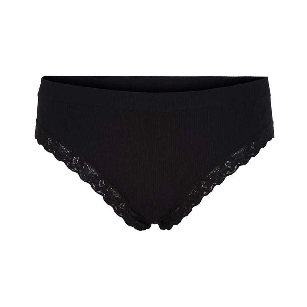 Tim & Simonsen trusser - Feline Rib Panties - 121 - Nero