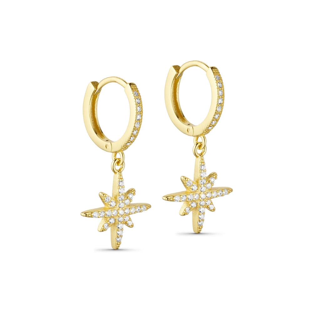Tim & Simonsen øreringe - Star dust Earring – TSJ289 - Gold