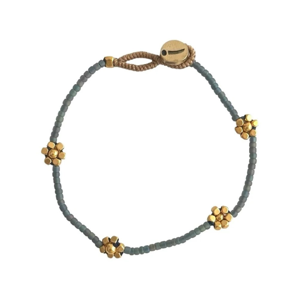 Ibu Jewels armbånd - GP04 Lulu Queenie (Grey)