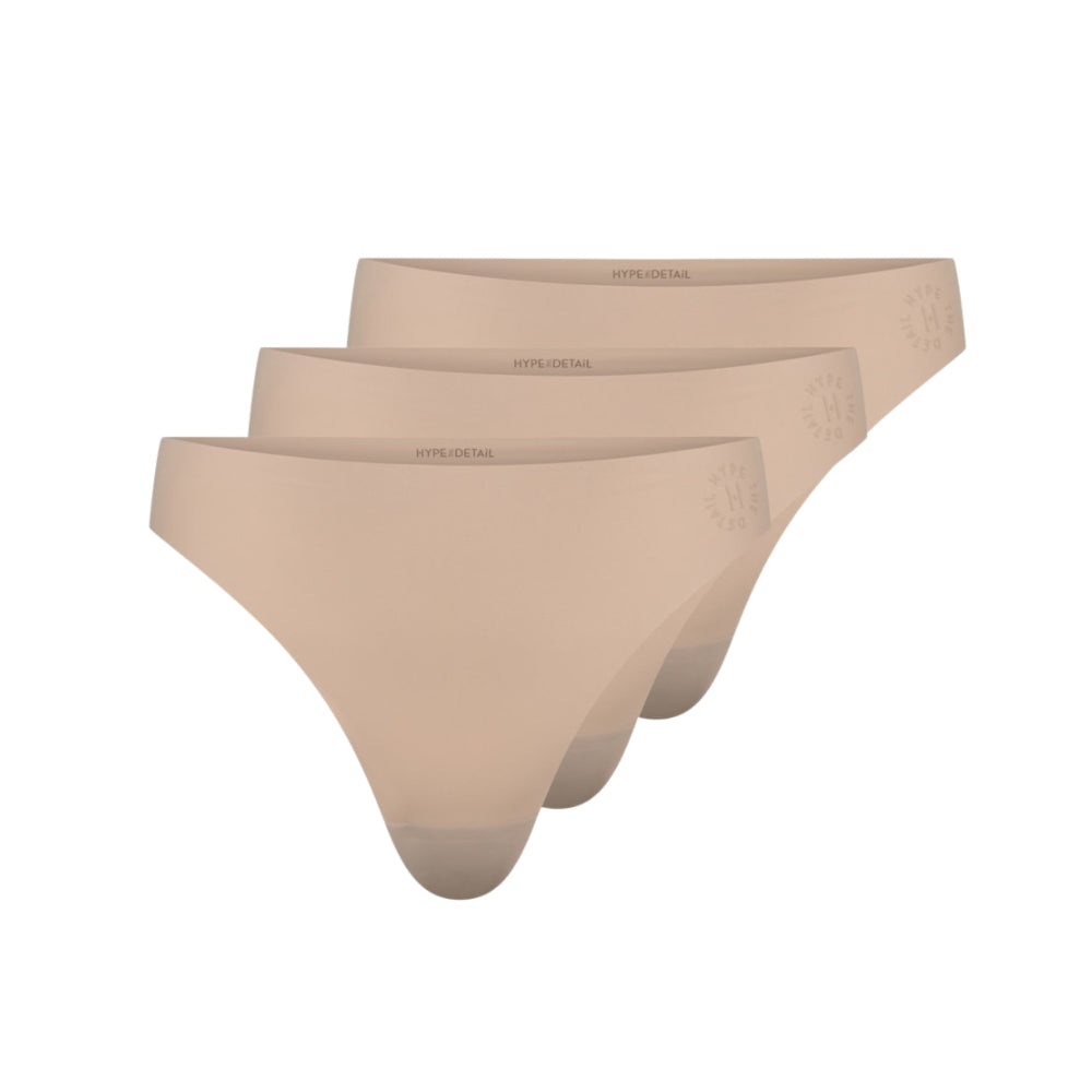 Hype the Detail tai 3-pack - 3-3150-62 - 81 Sand G-streng