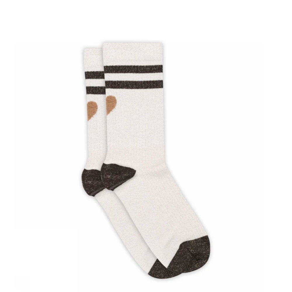 MP Denmark Stokker Elga Glitter Socks - 79755 -1250 Cherry Blossom