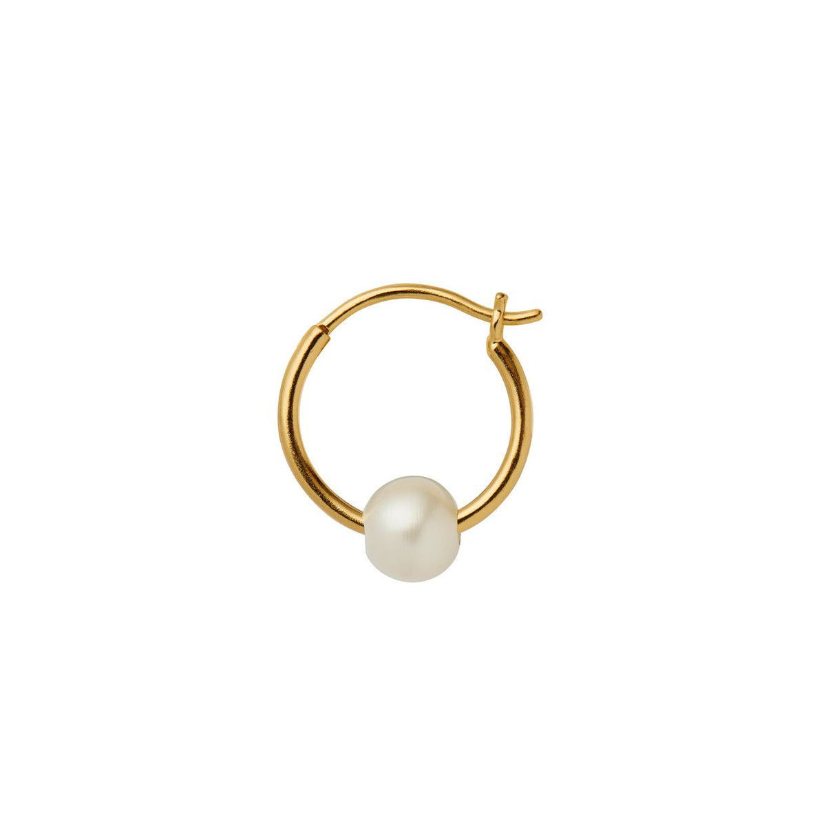 Stine A Ørering 1354-02 (Hvid/Guld)