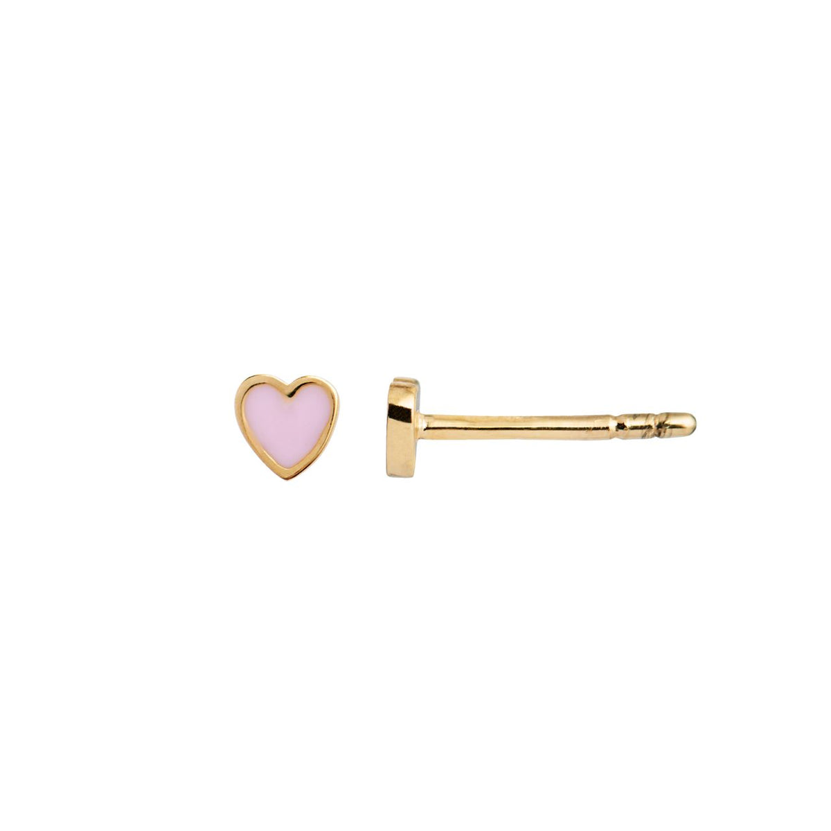 Stine A Hjerte ørestik 1181-02 (Pink/Guld)