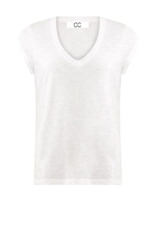 Coster Copenhagen T-Shirt med V-udskæring (Hvid)