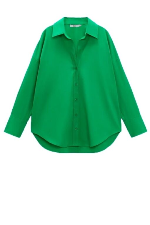 Coster Copenhagen oversize skjorte (Emerald Green)