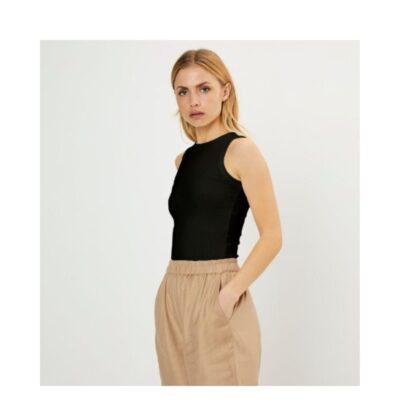 La Rouge top - Lisa singlet LR1103 (Sort) La Rouge top - NOOS Lisa Singlet - LR1103 - Black