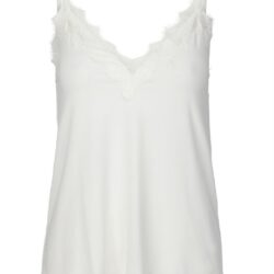 Rosemunde hvid blonde top Strap top (Ivory)