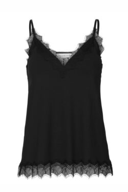 Rosemunde - sort blonde top Strap top (sort)