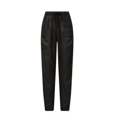 Gossia bukser - ThillaGO Herringbone Pants - G1361 - Black Udsalg Black Friday