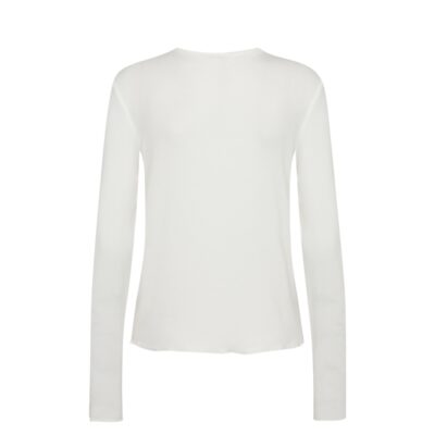 Leveté Room bluse - LR-Ika 4 (Hvid) Levete Room bluse basic - LR-Ika 4 - 900071 - L101 Star White