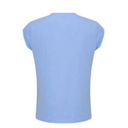 CC Heart basic v-neck t-shirt – CCH1101 – Powder Blue lyseblå