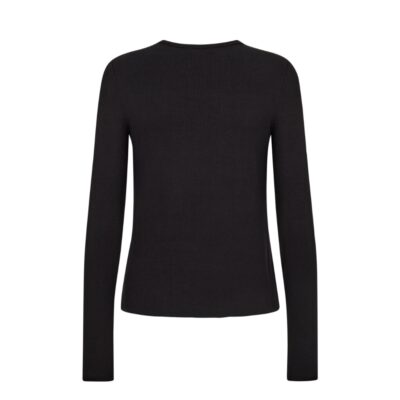Leveté Room bluse - LR-Ika 4 (Sort) Levete Room bluse basic LR-Ika 4 - 900071 - L999 Black