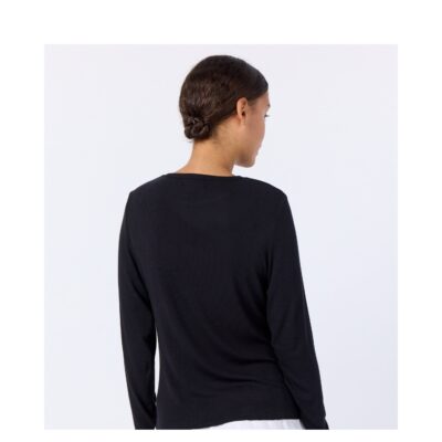 Leveté Room bluse - LR-Ika 4 (Sort) Levete Room bluse basic LR-Ika 4 - 900071 - L999 Black