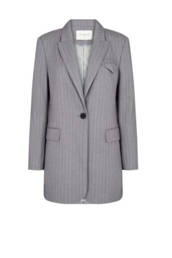 Copenhagen Muse - Tailor Long Blazer (Grey Melange)