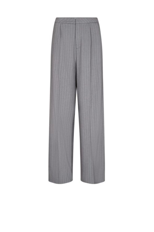 Copenhagen Muse - Tailor Wide Leg Pants (Grey Melange)