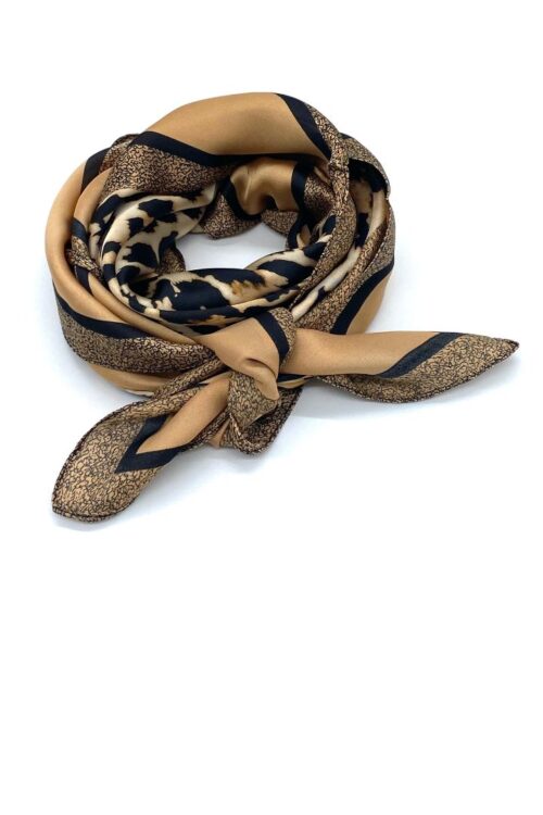 Just d` lux - Small Scarf Leo B16-0019 (Brown)