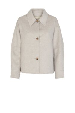 Leveté Room uld jakke - Owa Jacket (Light Grey)